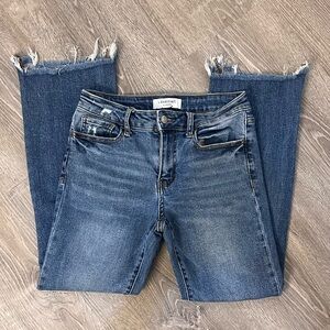 COPY - Lovervet Morgan Mid Rise Crop Bootcut Jeans | Size 26